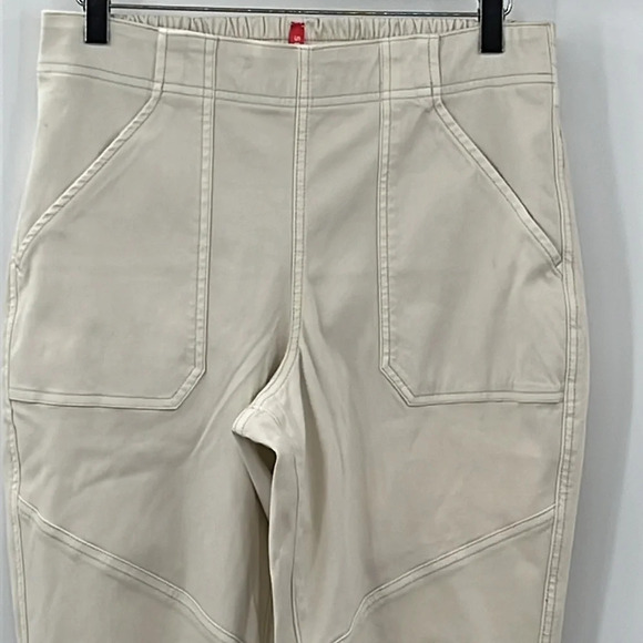 Spanx Stretch Twill Cargo Jogger Pants in Parchment - NWOT - Size Large - Picture 5 of 11